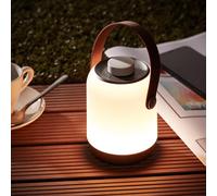 Lampe de table extérieure, LED 1 x 1,58 W intégrée, 1 x 120 lumens, 3000 K, plastique, blanc