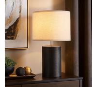 Lampe de chevet céramique Lampe de lecture Lampe de chambre textile Lampe de table sable, 1x E27, DxH 29 x 43 cm