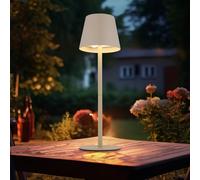 Lampe de Table Flaschenlampe LED USB Tdc Batterie Variateur Tactile Opale