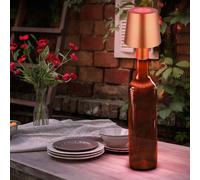 Lampe de Table Flaschenleuchte Or RGB LED Tactile Lumière pour Salle à Manger