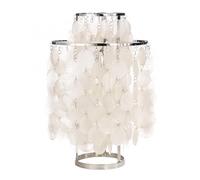 Lampe à Poser Verpan Fun 2TM en Chrome et Nacre