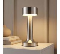 Lampe De Table Globo LED Touch Dimmable Accu Argent 21 Cm