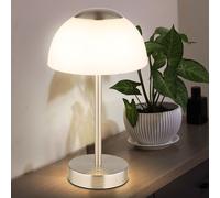 Lampe De Table Globo Touch CCT LED Dimmable Verre Opale, Lampe De Chevet