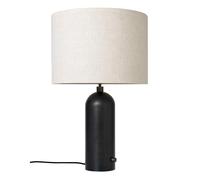 Lampe de table Gravity L structure acier 230V 50Hz/lamp shade canvas H x Ø 29x41cm