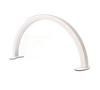 Lampe de Table Half Moon, 100 à 240V LED Half Moon Light avec Base Antidérapante pour la Diffusion en Direct (Prise UE)