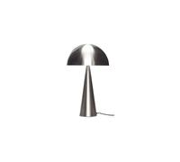 Lampe de table haute en métal argent, E14, lampe de bureau, design sculptural - Hübsch, Mush - 30x30x50 cm