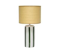 Lampe de table intérieur céramique vert H 44cm - Aurore