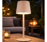 Lampe de table lampe de chevet lampe de chambre laiton variateur tactile batterie LED H 28 cm