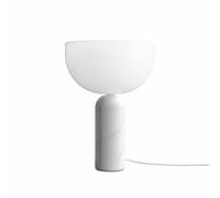New Works Lampe à poser Kizu – marbre blanc – petite