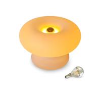 Lampe de table (L5003) en forme de champignon, lumière chaude. Design moderne, idéal pour le salon, la chambre ou le bureau, comprend une ampoule, un connecteur européen, taille 29 x 20,5 cm.