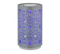 Lampe de table Lampe d'appoint Lampe de chevet Batterie Changement de couleur RVB LED Tactile Gris