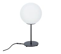 Lampe de table Lampe d'appoint Lampe de chevet Lampe de chambre à coucher Lampe de salon, métal Boule en verre, 1x E14, H 41,5 cm