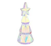 Lampe de table, lampe d'appoint, lampe de lecture, acrylique transparent, LED à couleurs changeantes, H 23,5 cm