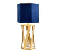 Lampe De Table Lampe D'Appoint Lampe De Salon Acier Laiton H 87 Cm