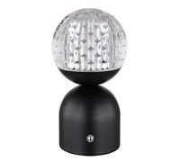 Lampe de table lampe d'appoint LED variateur tactile lampe de chambre table de chevet noir