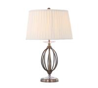 Lampe de table, lampe de bureau, lampe de salon, lampe d'appoint, laiton, H 58cm