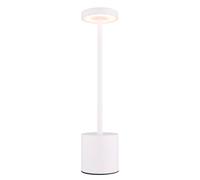 Lampe de table Lampe de chambre à coucher CCT Batterie Touchdimmer, métal plastique, 1,2W 138Lm 2700K 4500K 6000K, H 34 cm