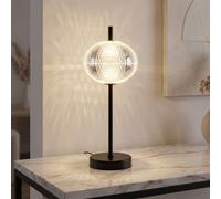 Lampe De Table Lampe De Chevet Dimmable CCT Effet Cristal Clair LED