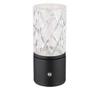 Lampe de table lampe de chevet lampe d'appoint noir-or LED variateur tactile BATTERIE