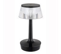 Lampe de table lampe de chevet LED lampe de chambre dimmable effet cristal noir