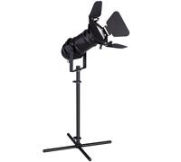 Lampe de table lampe de chevet réglable chambre lampe de lecture table noire, métal, télécommande dimmable, 1x LED RVB 4,8W 420Lm blanc chaud, LxPxH 27,5x24x48,5 cm