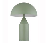Lampe de table Lampe de lecture 2 flammes Lampe de chevet vert pâle Lampe de salon Lampe de table blanche, 2x E27 douilles, DxH 28 x 39 cm