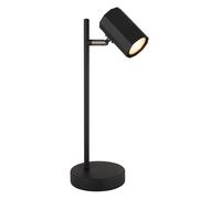 Lampe de table lampe de lecture lampe de salon avec spot mobile chambre à coucher gris, aluminium métal, 1x GU10, LxlxH 16,5x12x35 cm