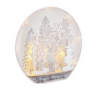Lampe de table Lampe de Noël lampe de table batterie X-MAS lampe décorative claire H 26 cm