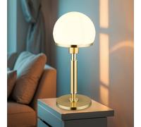 Lampe De Table Lampe De Nuit Lampe De Chambre En Verre Champignon H 40 Cm