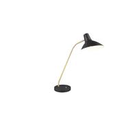 Lampe de table Lampe de salon Lampe de table Flexo réglable Lampe d'appoint noir or, 1x E27, LxlxH 50x20x54 cm