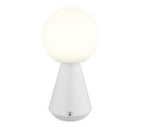 Lampe de table Lampe de table batterie USB CCT blanc dimmable Lampe de chevet Touchdimmer, opale, LED 1,5W 140Lm blanc chaud-froid, DxH 12x23,5 cm