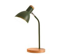 Lampe de table Lampe de table en métal CA Power Plug 3-Way Dimmable chevet Chevet lampe de lecture pour Chambre Salon Enfants Bureau Chambre Brillant (Color : Green, Taille : LED/7w)