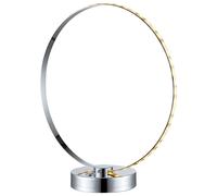 Lampe de table lampe de table lampe de chevet lampe de lecture lampe de lecture, argent chromé, commande tactile, LED 12,5W 540Lm blanc chaud, LxPxH 30x12x33cm