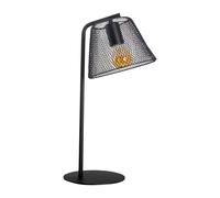 Lampe de table lampe de table lampe de lecture lampe de chevet design grille noire H 50 cm