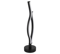Lampe de table lampe de table LED lampe de salon métal noir mat H 47 cm
