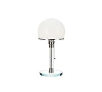 Lampe de Table Lampe de Table Simple de Style Bauhaus, Bureau d'art Moderne Chambre Lumineuse Salon Décor Lampes de Chevet, Lampes de Verre Blanc, 18 x 38 cm Lampe de Bureau