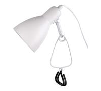 Lampe de table lampe de table spot à pince lampe de chambre blanche mobile H 28 cm