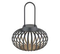 Lampe de table lampe décorative lampe de table anthracite lampe à piles variateur tactile LED H 25,5cm