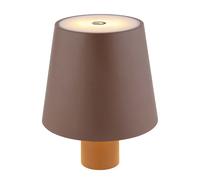 Lampe de table Lampe d'extérieur Lampe bouteille brune LED Lampe de jardin Touchdimmer cm, 3W 130lm blanc chaud, DxH 10,6x13 cm