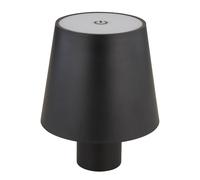 Lampe de table Lampe d'extérieur Lampe de table Lampe bouteille noire LED Lampe de jardin Touchdimmer cm, 3W 130lm blanc chaud, DxH 10,6x13 cm