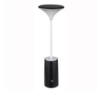 Lampe de table lampe d'extérieur lampe de terrasse variateur tactile lampe à batterie noir LED H 33,8cm