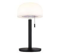 Lampe de table lampe d'extérieur LED lampe de table IP44 interrupteur à tirette noir USB-C