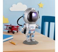 Lampe de table Lampe pour enfants Astronaut Salle de jeux Changement de couleur RGB USB gris LED, plastique, H 22 cm