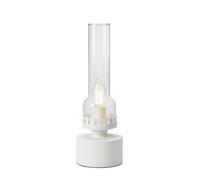 Lampe de table lanterne E14 Max 40W, 31 cm, blanc mat - Markslöjd - Kandella