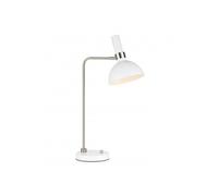 Markslöjd Larry lampe de bureau 1x60 W blanc-acier 107502