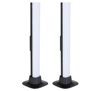 Lampe de table noire Lampe d'appoint moderne Lampe de salon à intensité variable, lampe de lecture Smartlight App Effet Rainbow Timer, 1x LED 2 watts, LxlxH 3x3x32,5 cm