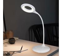 Lampe de Table Lecture Souple Graduateur au Toucher Nachttischaleuchte Blanc