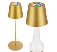 Lampe de table LED 3 en 1 batterie sans fil changement de couleur IP44 lampe ...