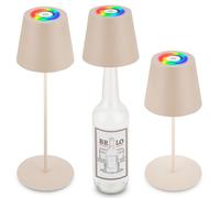 Lampe de table LED 3 en 1 batterie sans fil changement de couleur IP44 lampe ...