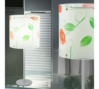 Lampe de lecture lampe de table lampe fleurs dans un ensemble comprenant des ampoules LED de 9 watts